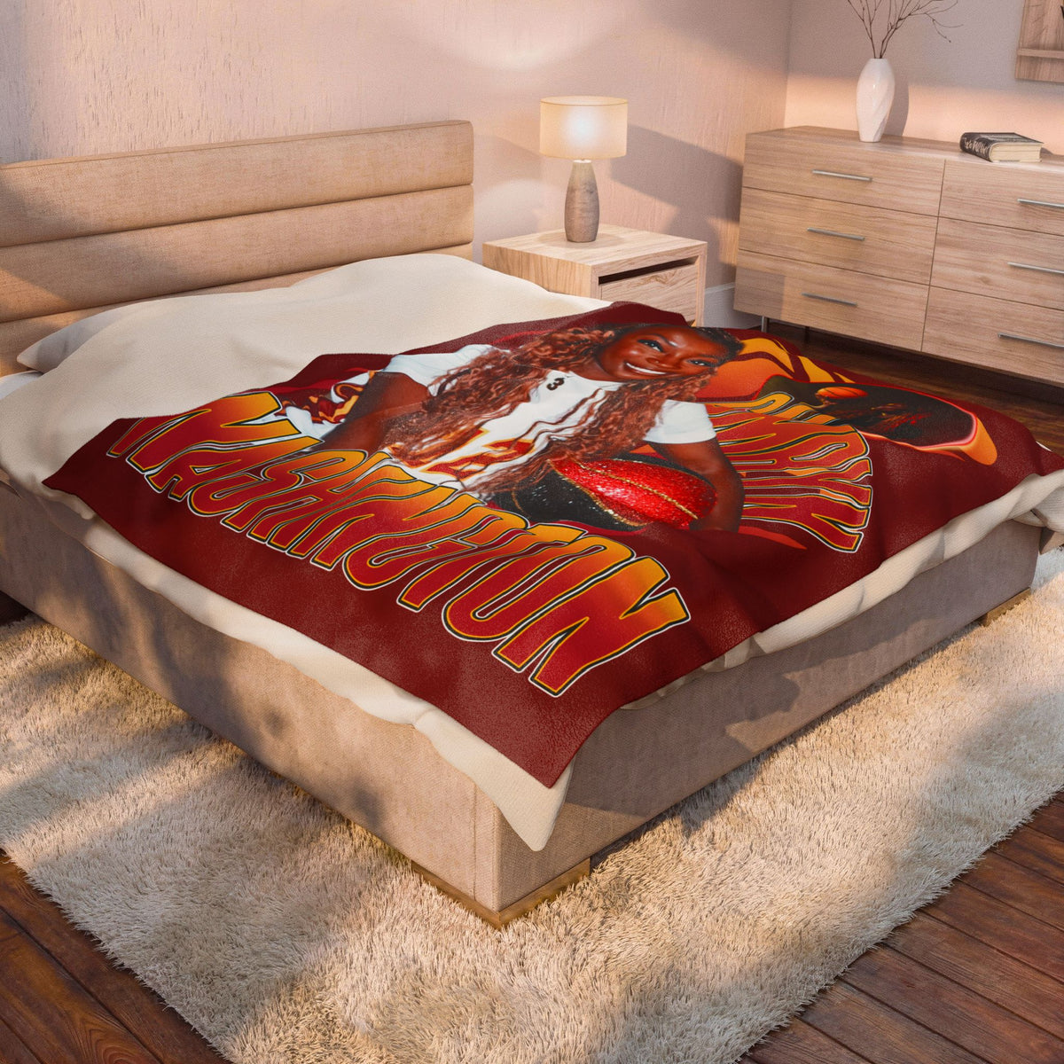 Camryn Washington 60"-80" Plush Blanket