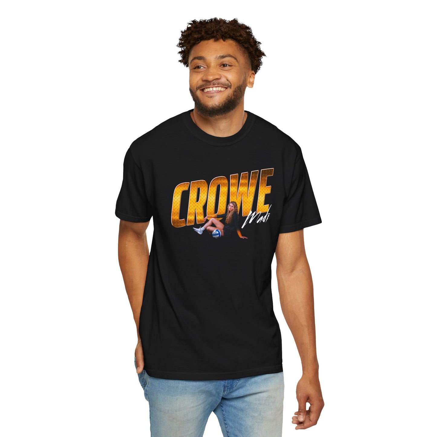 Madi Crowe Cursive Combo Colored Premium Tee