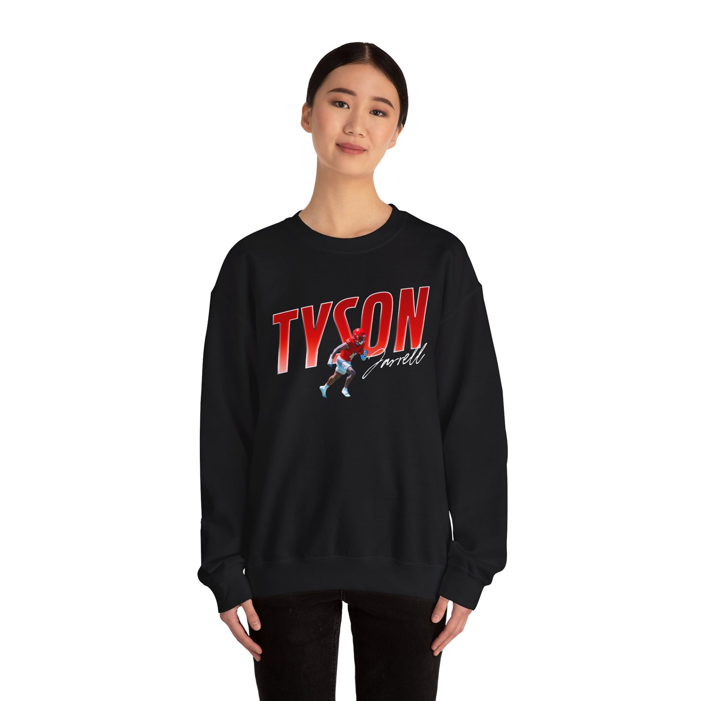 Tyson Jarrell Cursive Combo Crewneck Sweatshirt