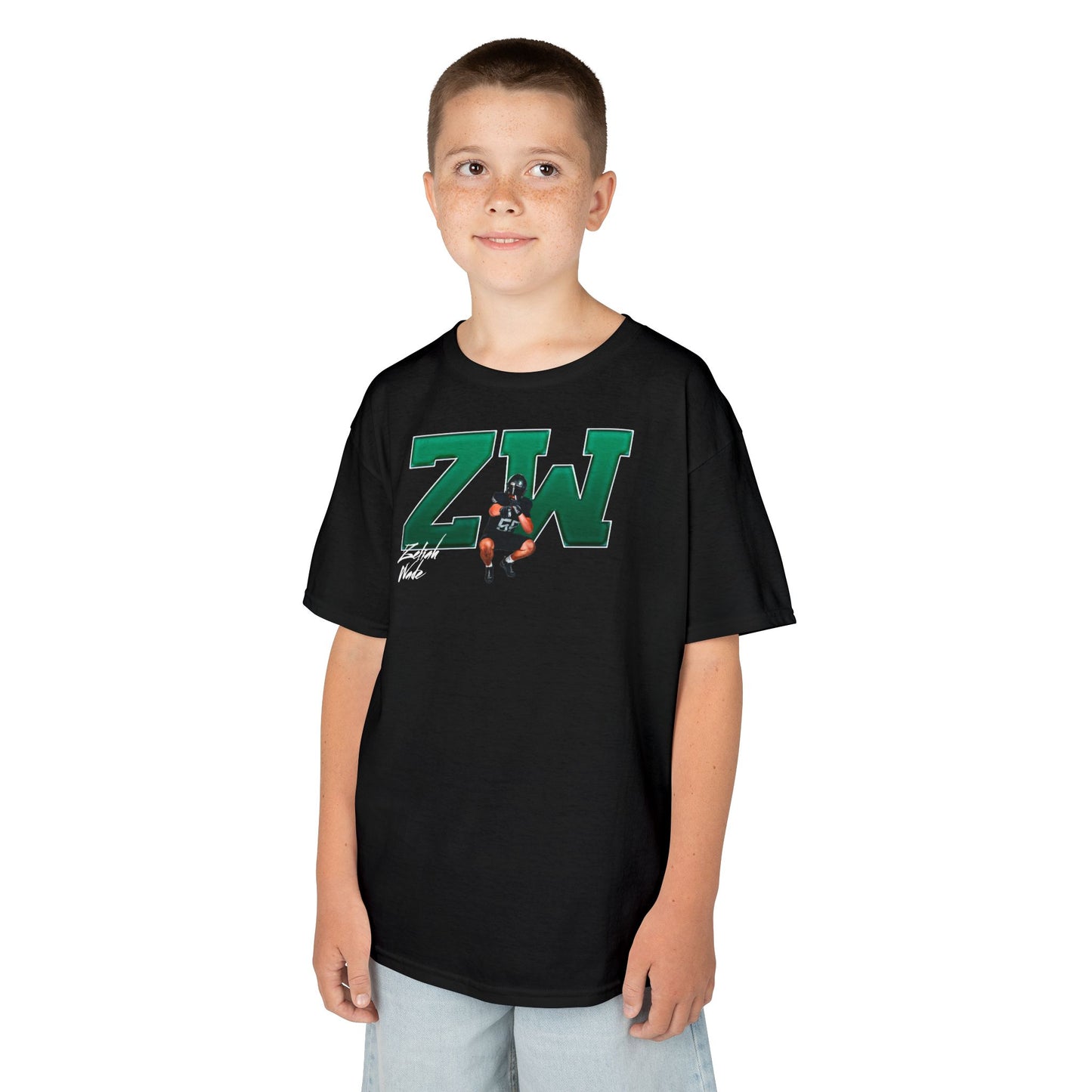 Zeliah Wade Big Initials Kids Tee
