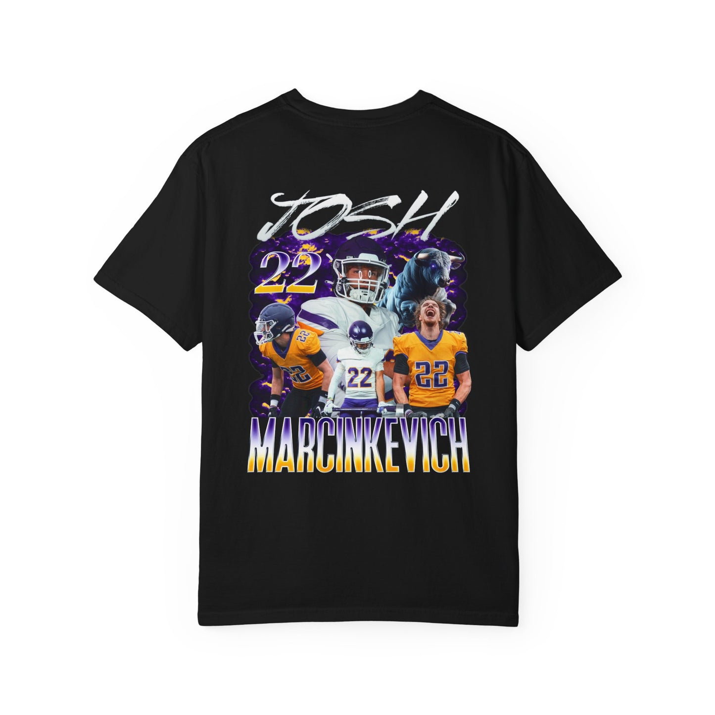 Josh Marcinkevich Logo Front & Back Premium Tee
