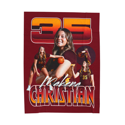 Makena Christian 60"-80" Plush Blanket