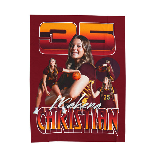 Makena Christian 60"-80" Plush Blanket