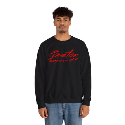 Preston Thompson Cursive Name & Number Crewneck Sweatshirt