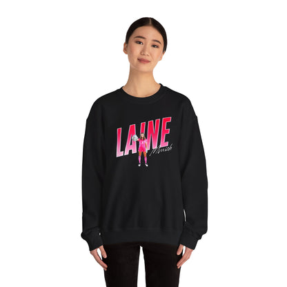 Laine Minich Cursive Combo Colored Crewneck Sweatshirt