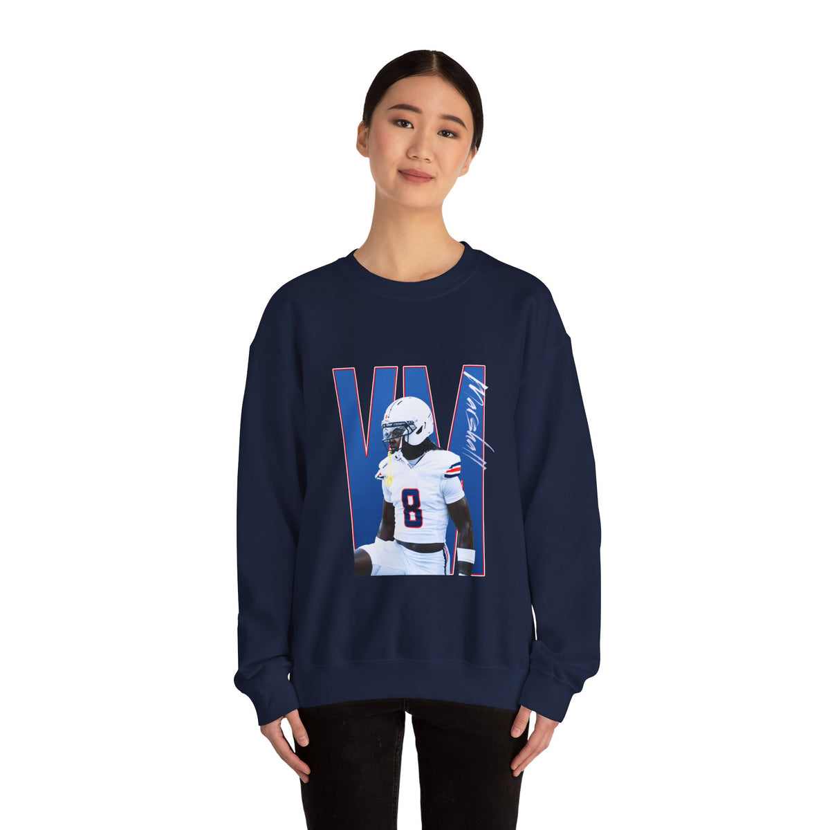 Swipe Marshall Player Icon Initials Crewneck Sweatshirt