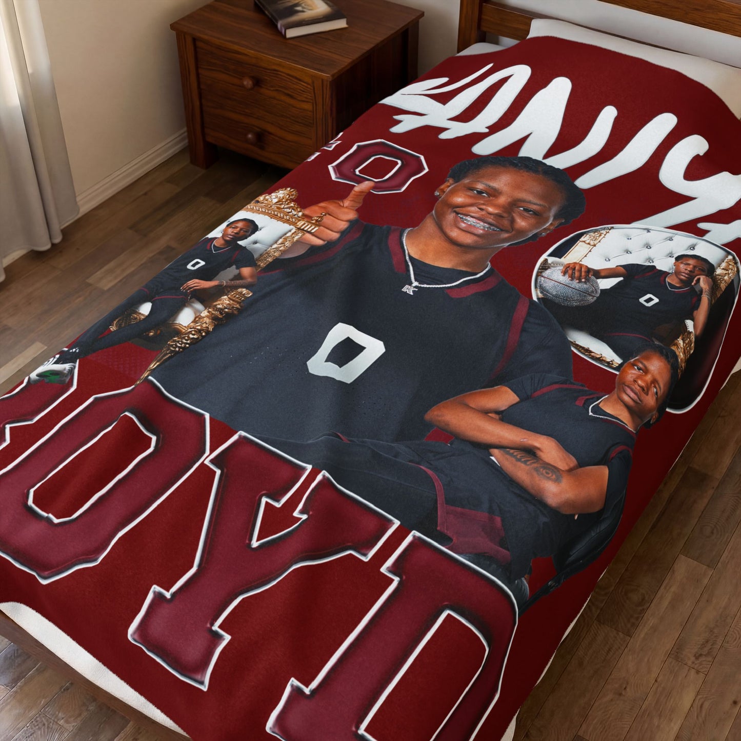 Kaniya Boyd 60"-80" Plush Blanket