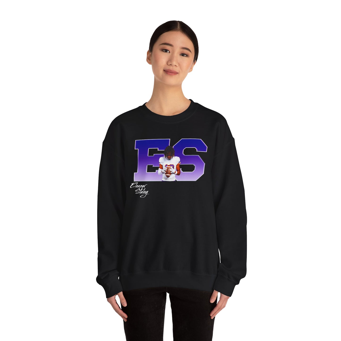 Eleazar Staley Big Initials Colored Crewneck Sweatshirt