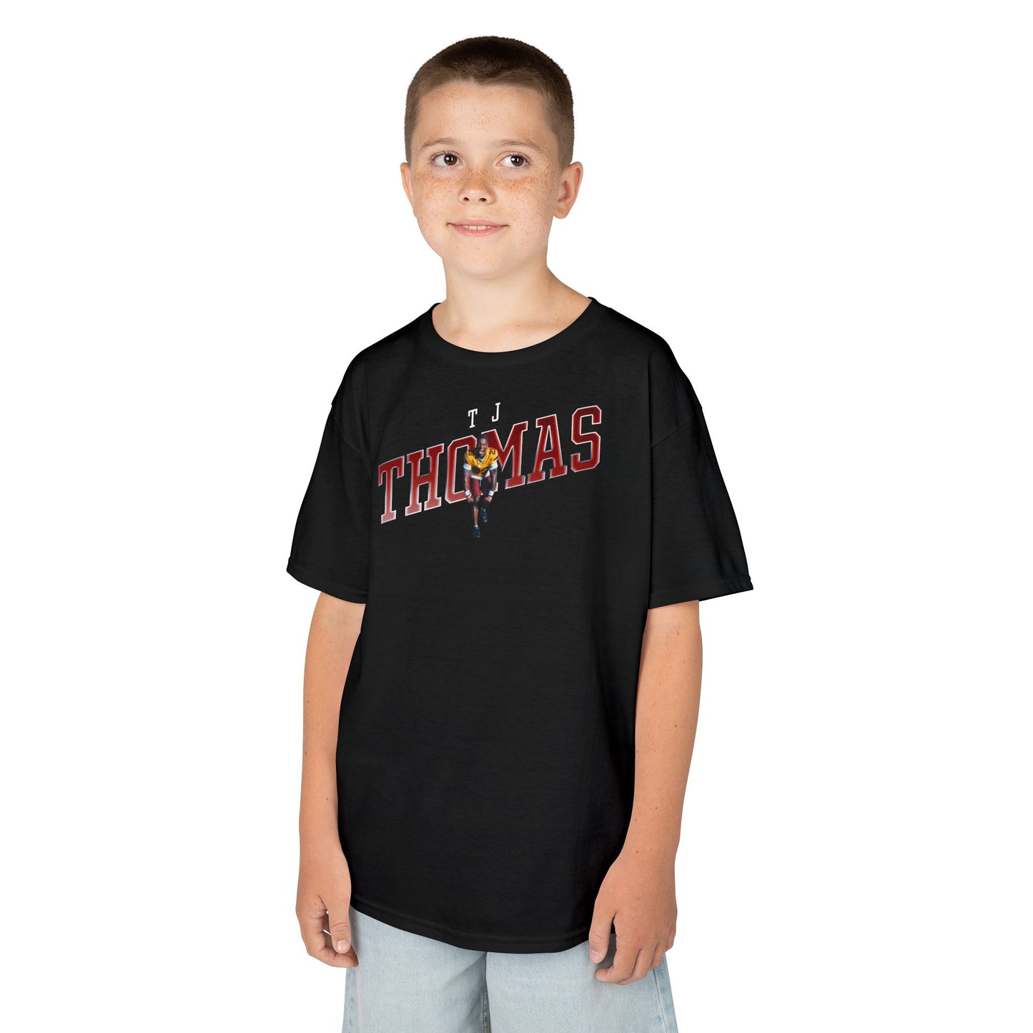 TJ Thomas Cursive Combo Kids Tee