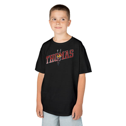 TJ Thomas Cursive Combo Kids Tee