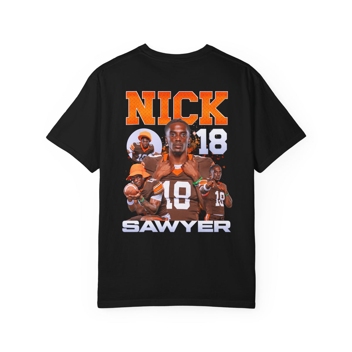 Nick Sawyer Logo Front & Back Premium Tee