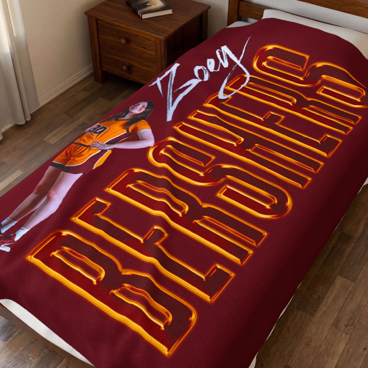 Zoey Bershers 60"-80" Plush Blanket