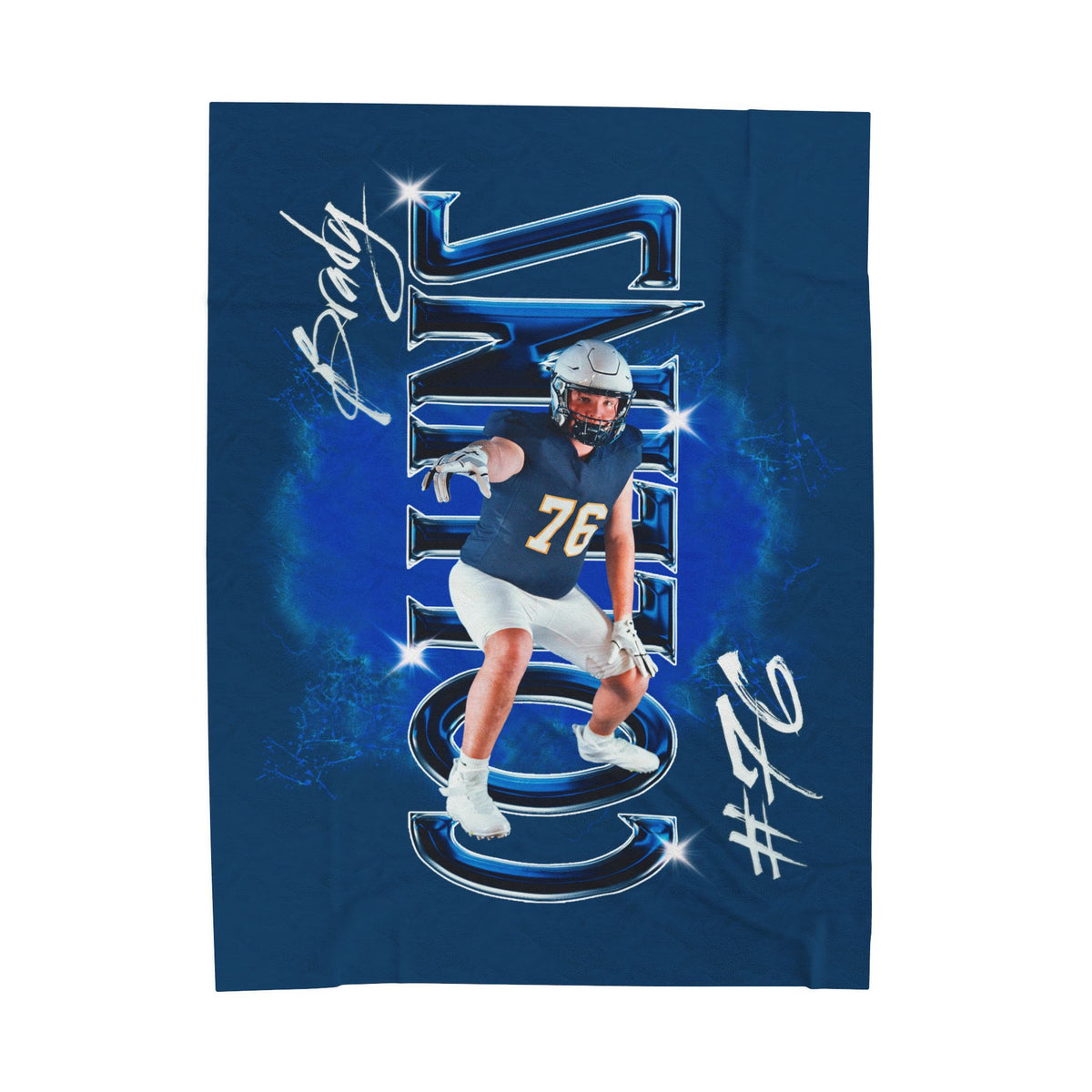 Brady Collins 60"-80" Plush Blanket