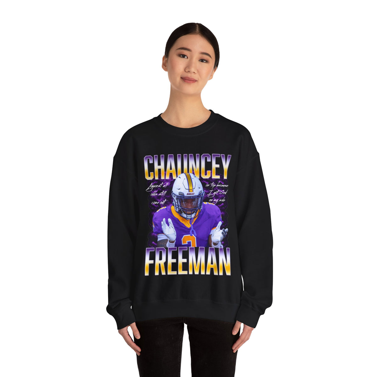 Chauncey Freeman Featured Quote Crewneck Sweatshirt