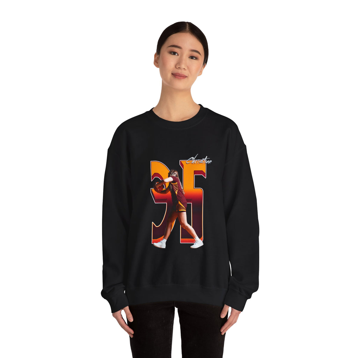 Makena Christian Player Icon Number Crewneck Sweatshirt