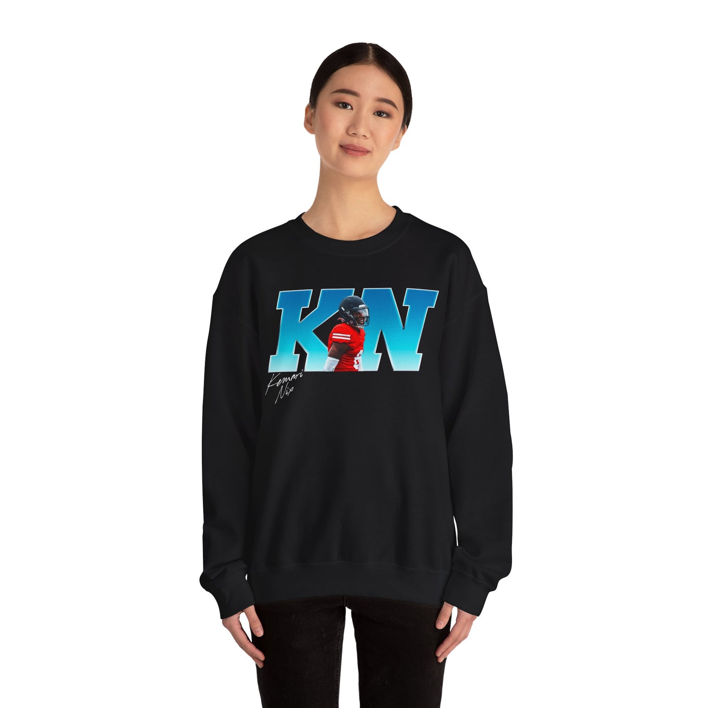 Kemari Nix Big Initials Crewneck Sweatshirt