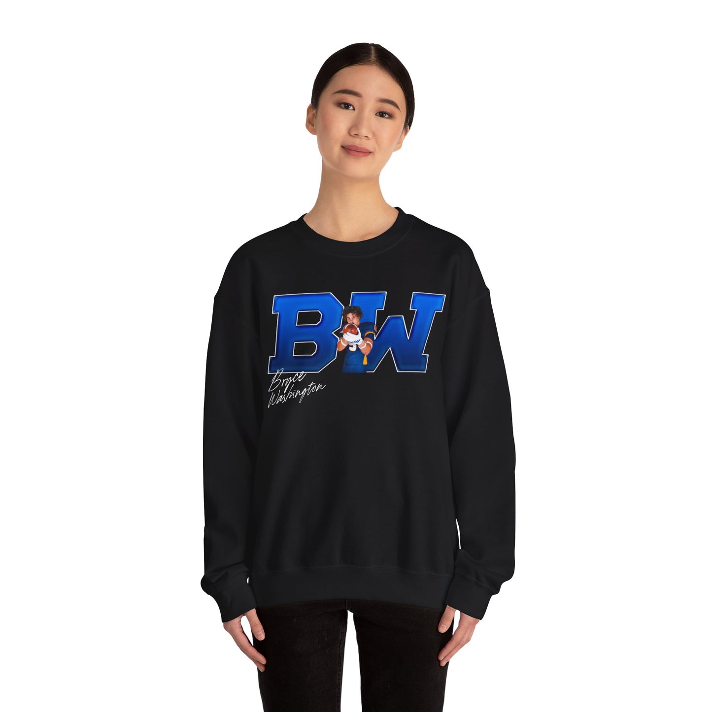 Bryce Washington Big Initials Crewneck Sweatshirt