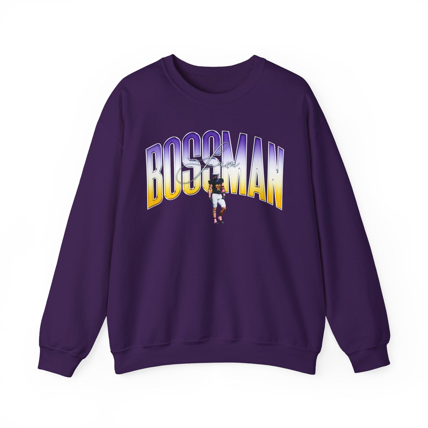 Sam Bossman Big Last Name Crewneck Sweatshirt