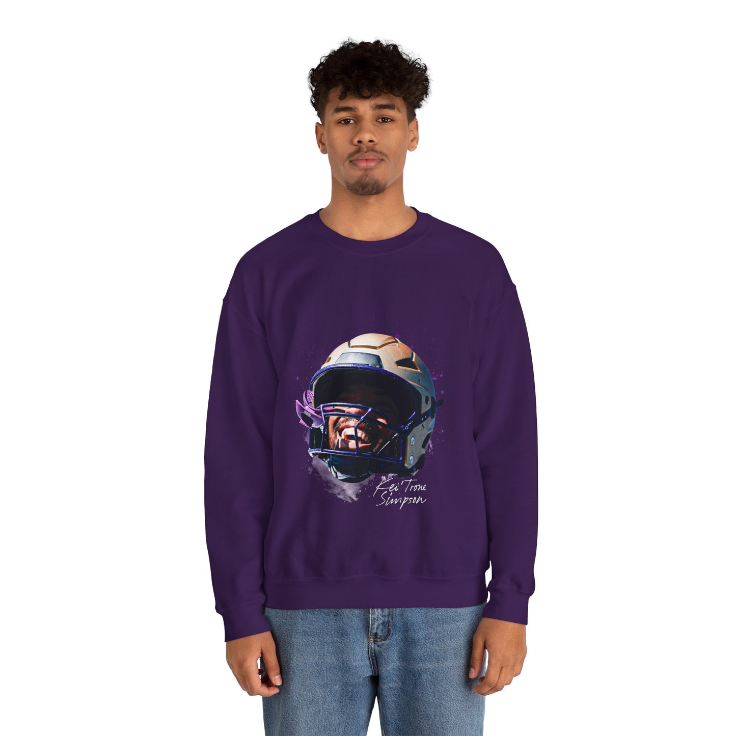 Kei'Trone Simpson Big Head Crewneck Sweatshirt
