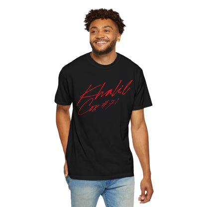 Khalil Cox Cursive Name & Number Premium Tee