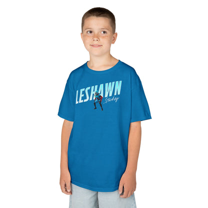 Leshawn Stuckey Cursive Combo Colored Kids Tee