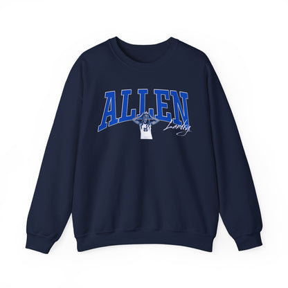 Landry Allen Curved Combo Colored Crewneck Sweatshirt