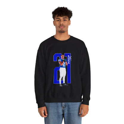 Ashton Jones Player Icon Number Crewneck Sweatshirt