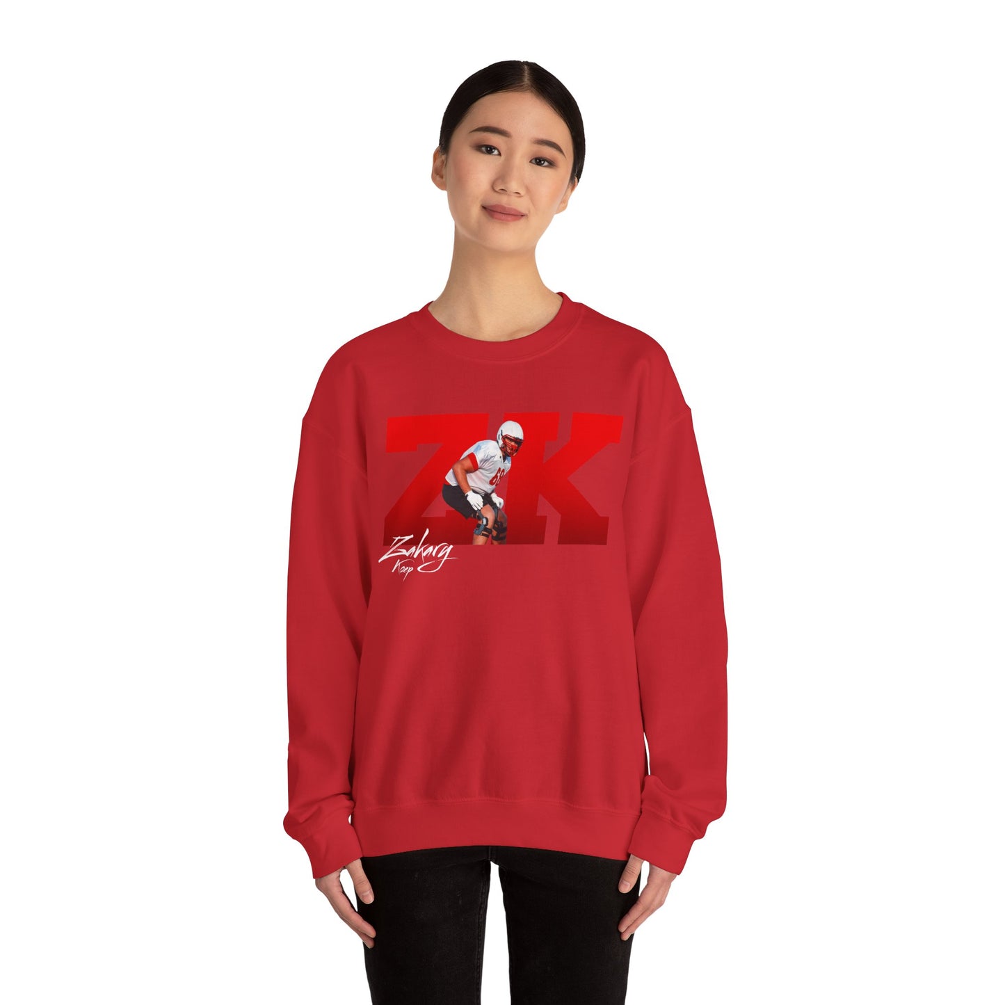 Zakary Koep Big Initials Crewneck Sweatshirt