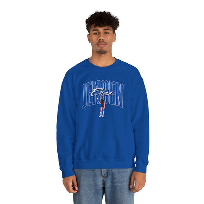 Elise Jensen Curved Combo Colored Crewneck Sweatshirt