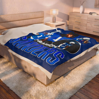 J'Marion Sanders 60"-80" Plush Blanket