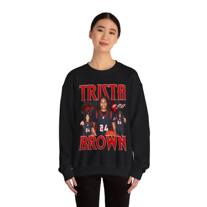 Trista Brown Crewneck Sweatshirt