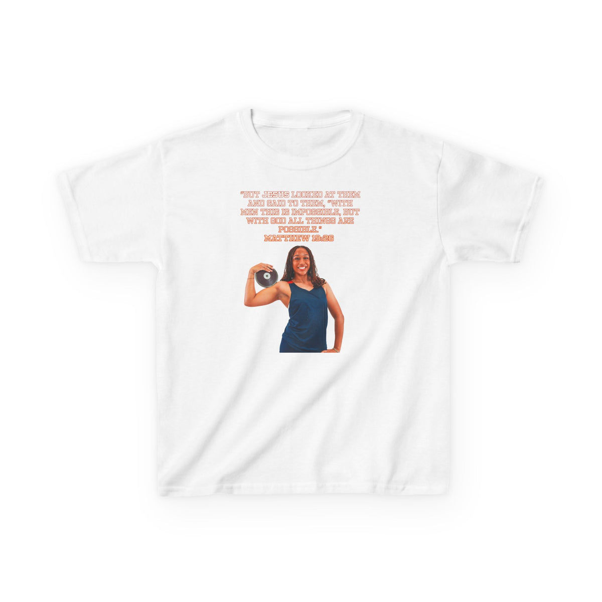 Brielle Moseley Athlete Quote Kids Tee