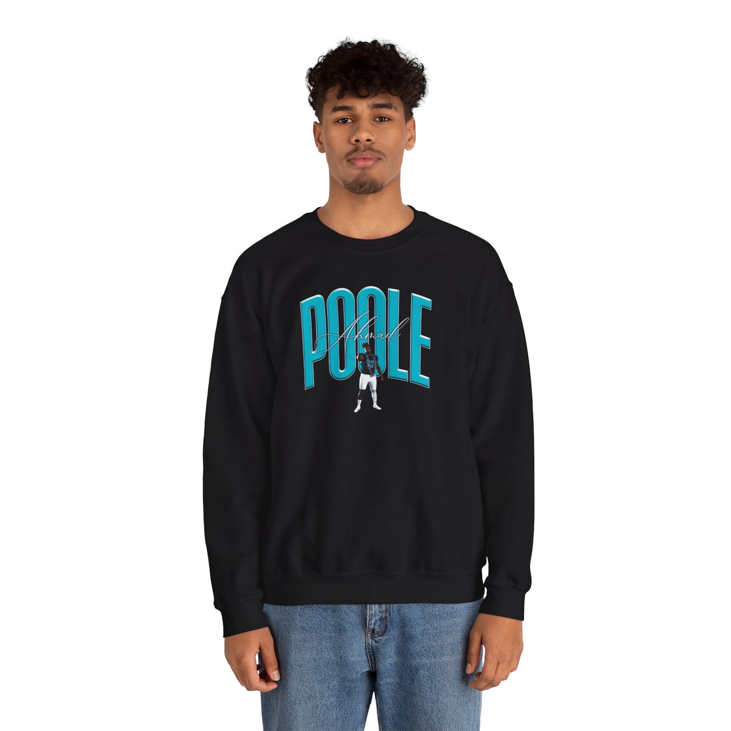 Ahmad Poole Big Last Name Crewneck Sweatshirt