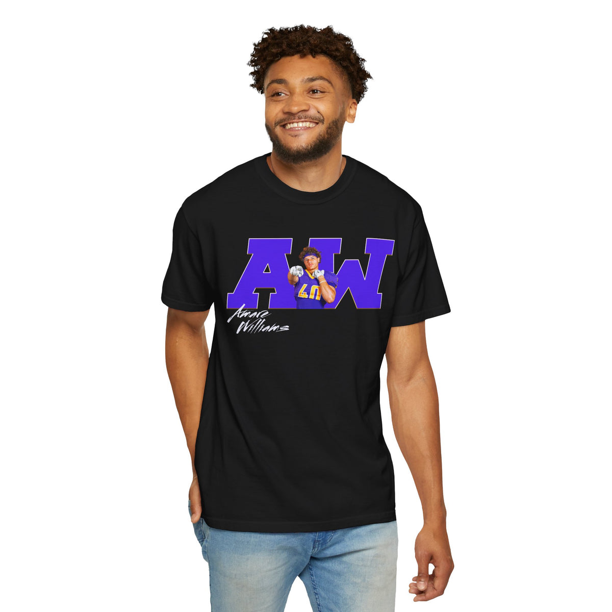 Amare Williams Big Initials Premium Tee