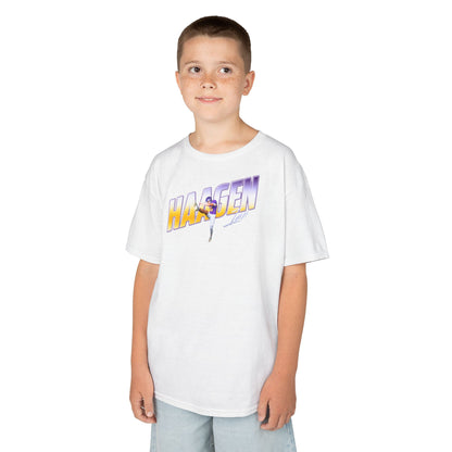 Ian Haagen Cursive Combo Colored Kids Tee