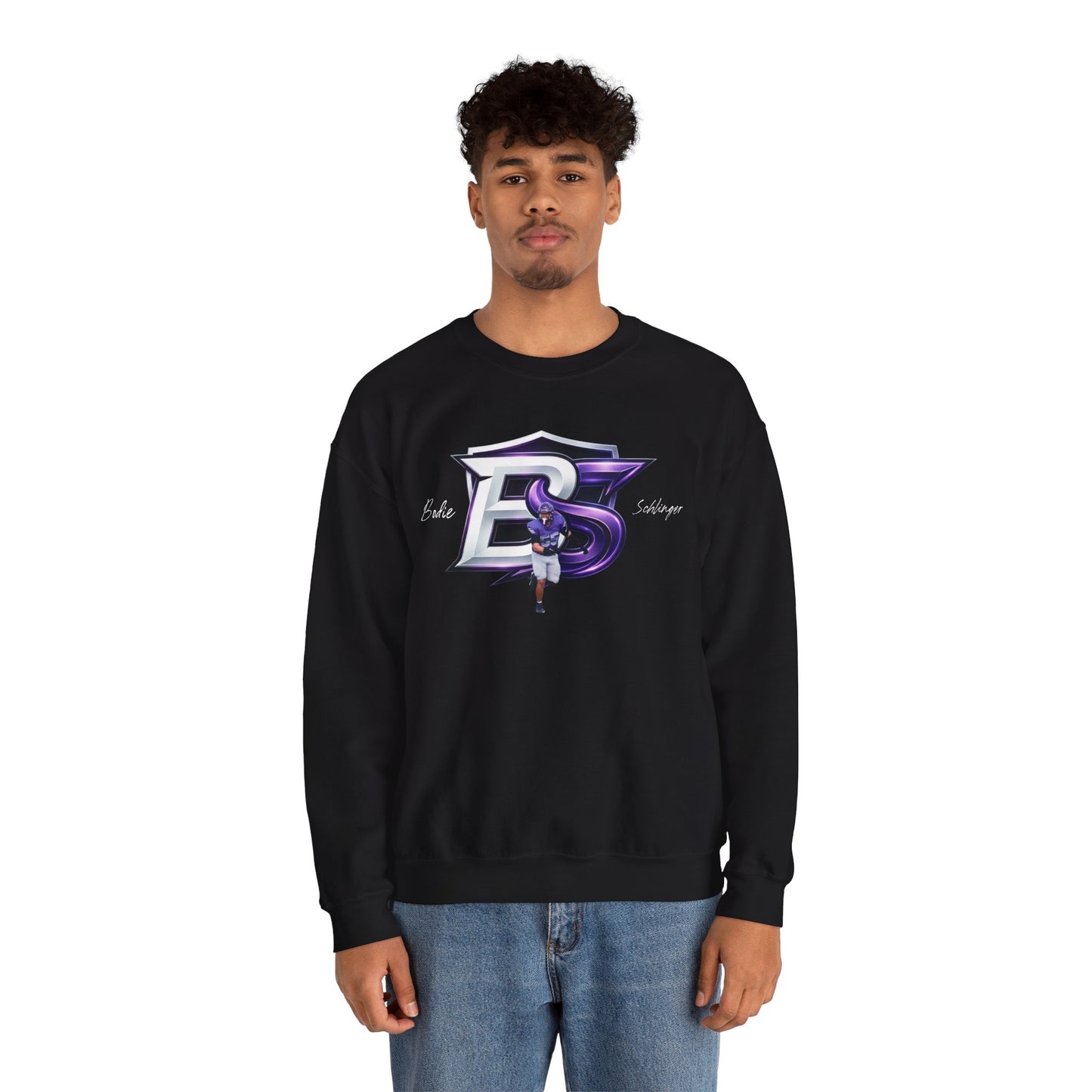 Bodie Schlinger Big Initials Crewneck Sweatshirt