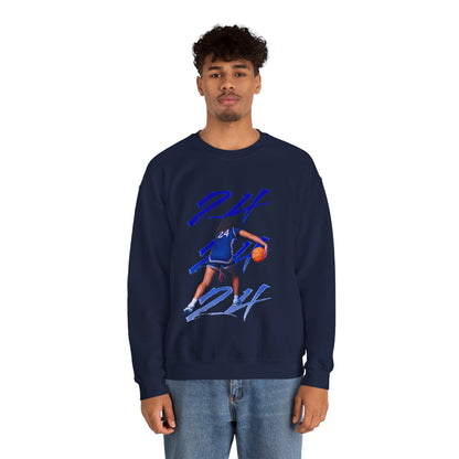 Kadynce Couture Number Scribble Crewneck Sweatshirt