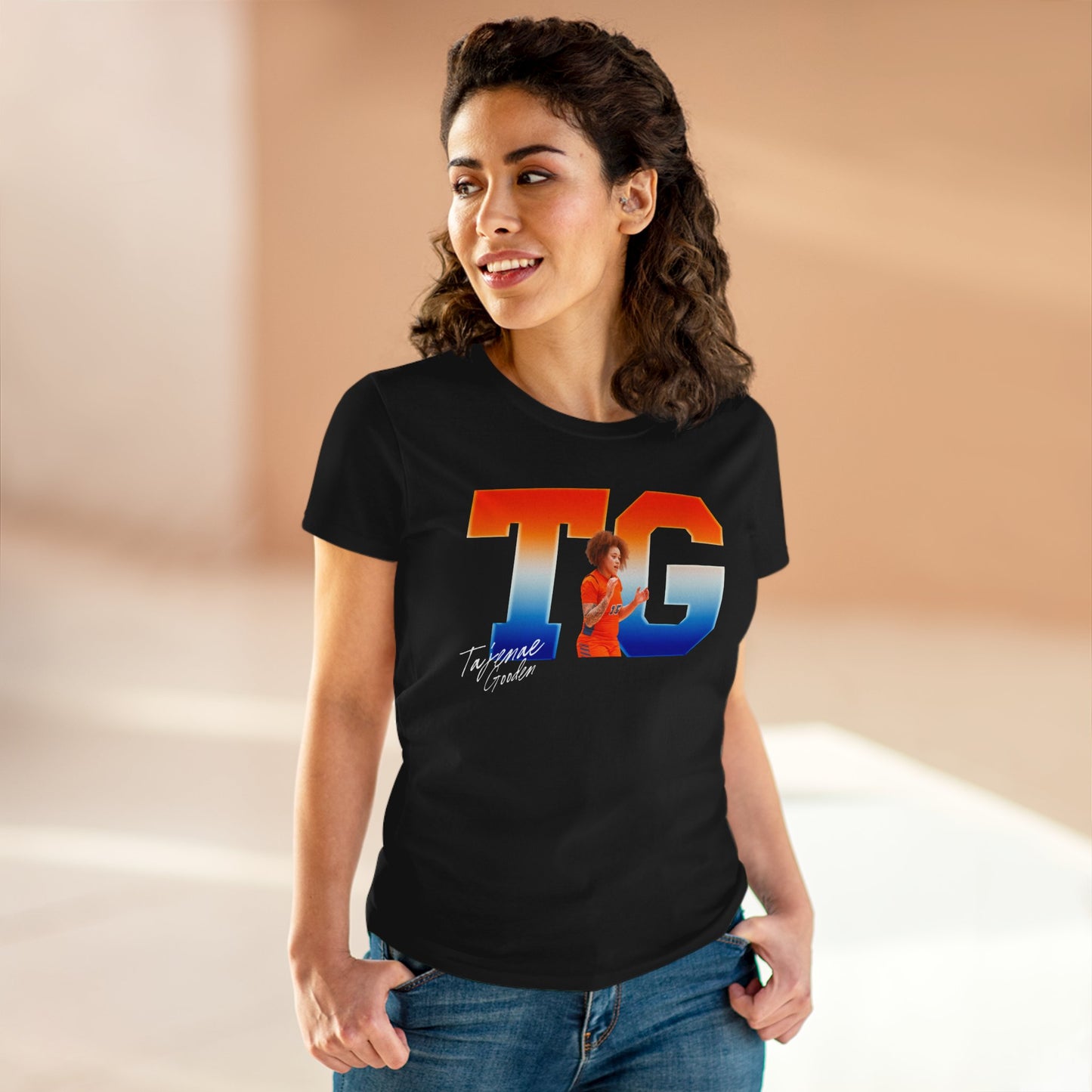 Tajenae Gooden Big Initials Women's Tee