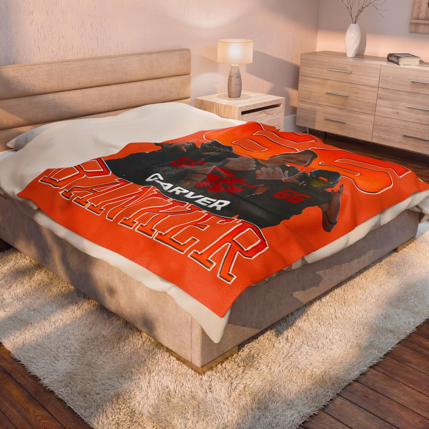 Carver Banker 60"-80" Plush Blanket