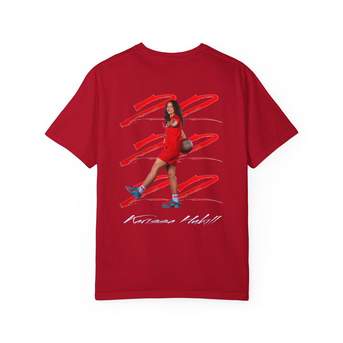 Karissa Hukill Logo Front & Back Premium Tee