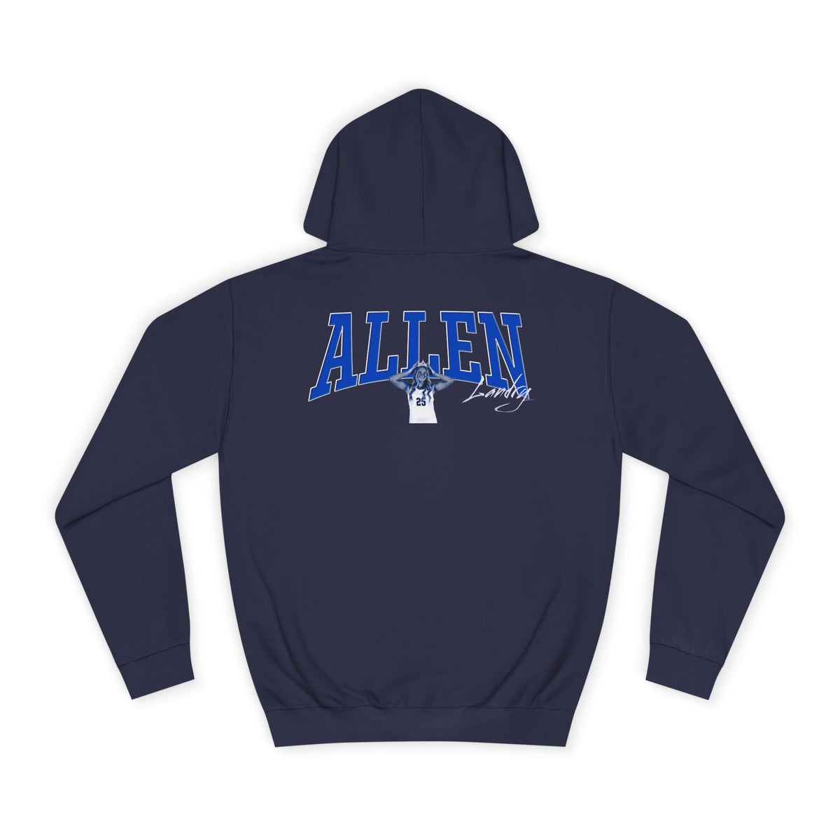 Landry Allen Curved Combo Colored Premium Hoodie