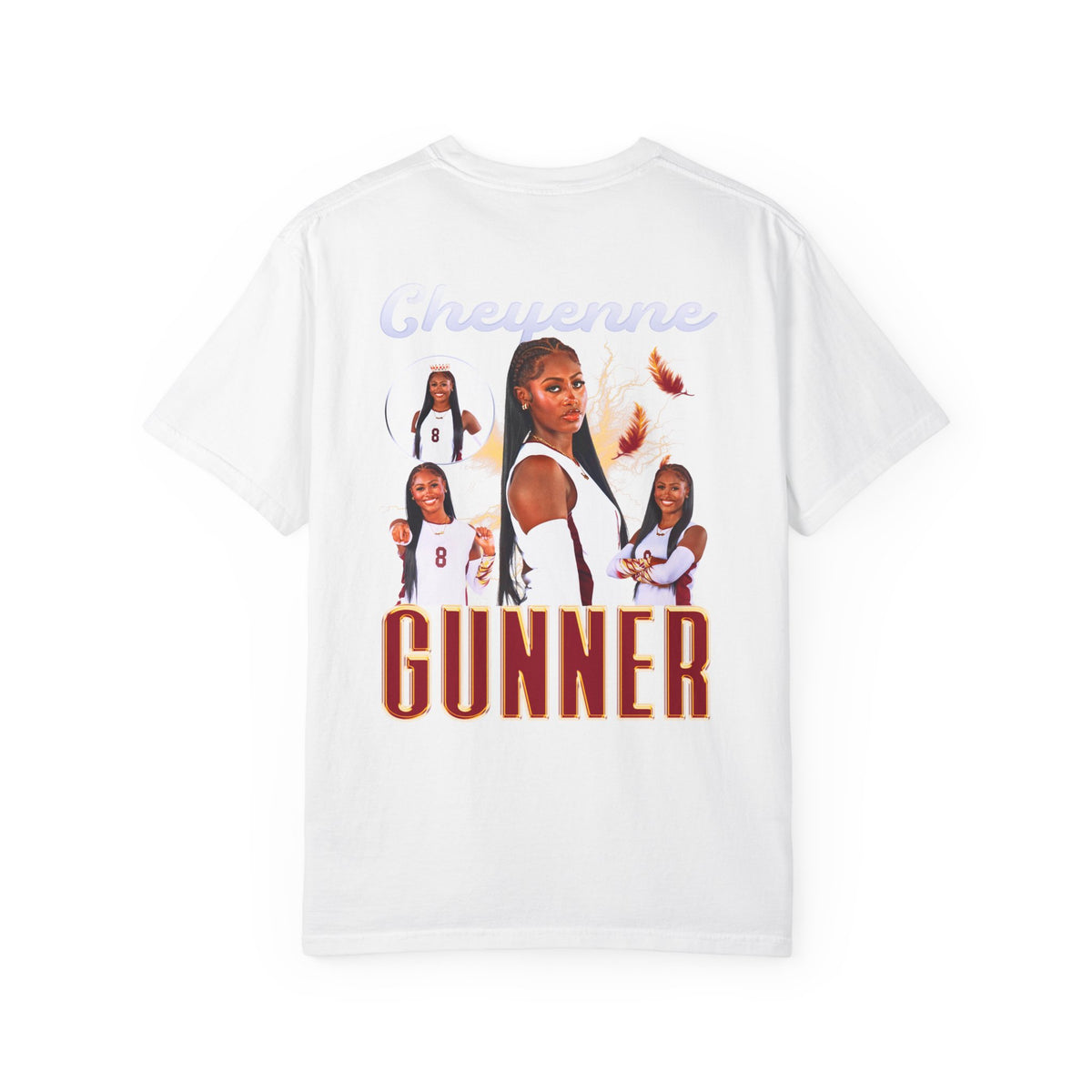 Cheyenne Gunner Logo Front & Back Premium Tee