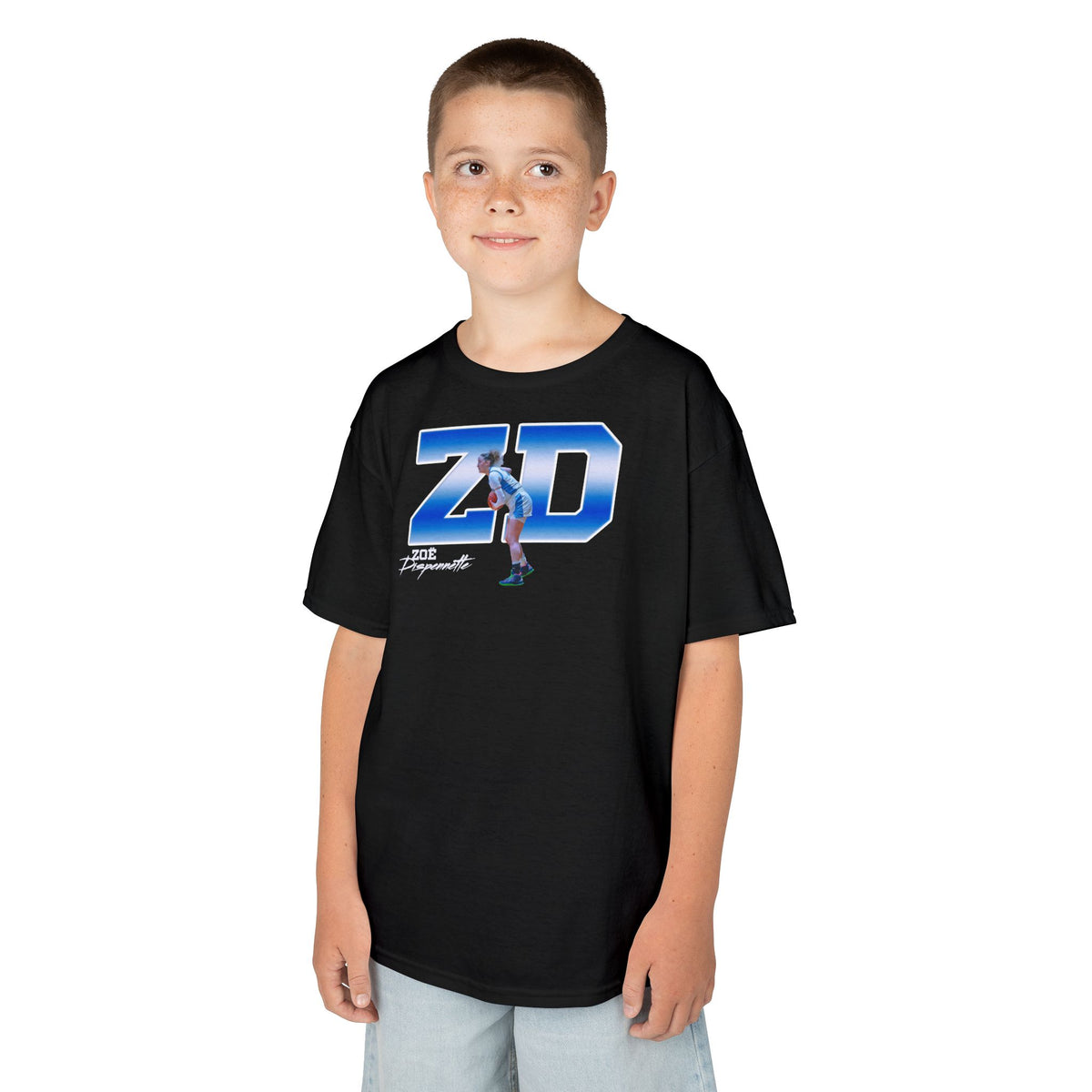Zoë Dispennette Big Initials Kids Tee