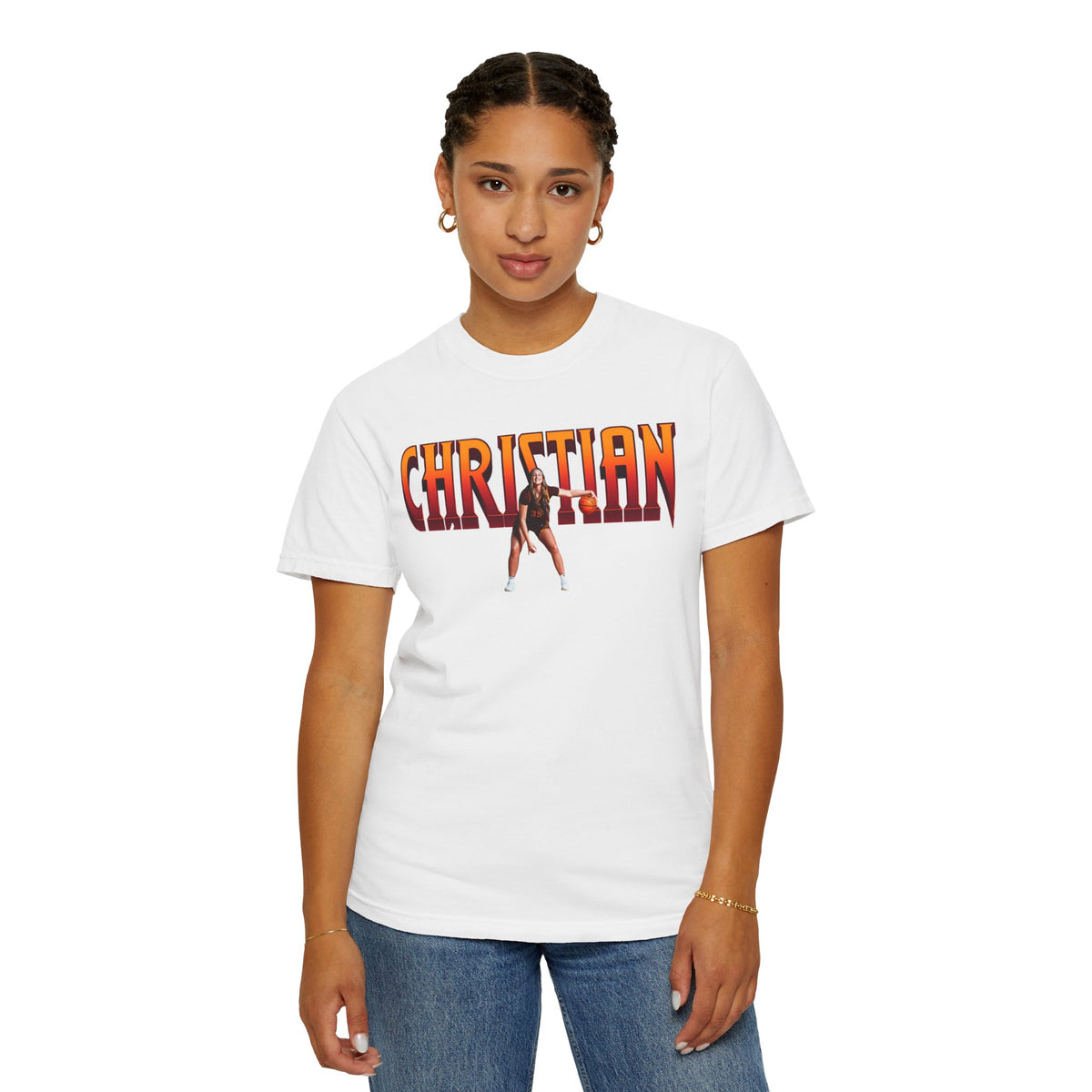 Makena Christian Big Last Name Premium Tee