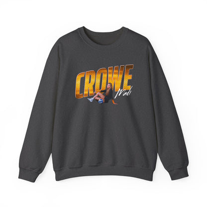 Madi Crowe Cursive Combo Colored Crewneck Sweatshirt