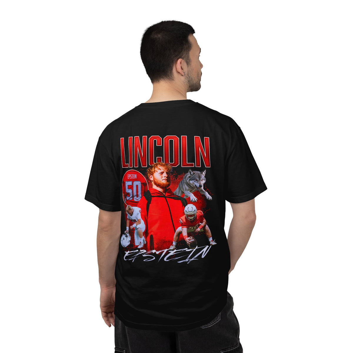 Lincoln Epstein Logo Front & Back Premium Tee