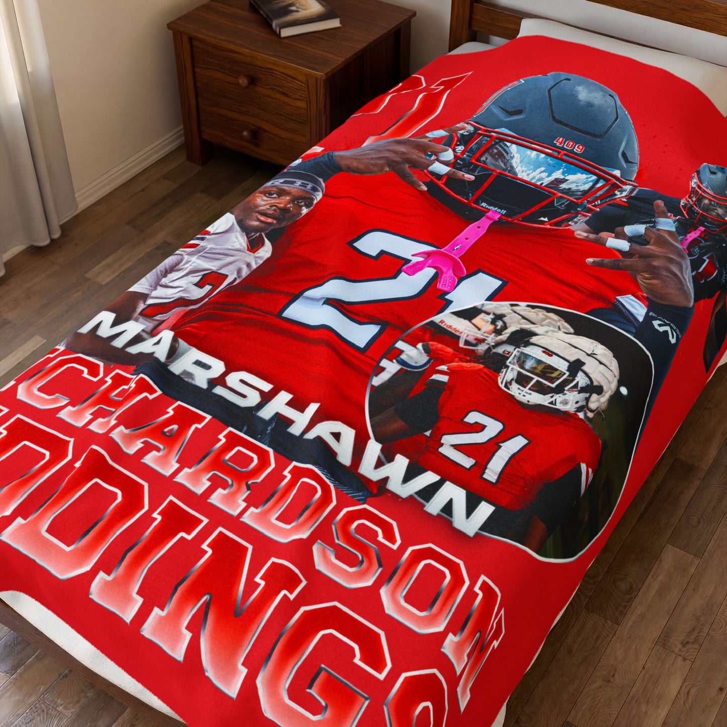 Marshawn Richardson-Giddings 60"-80" Plush Blanket