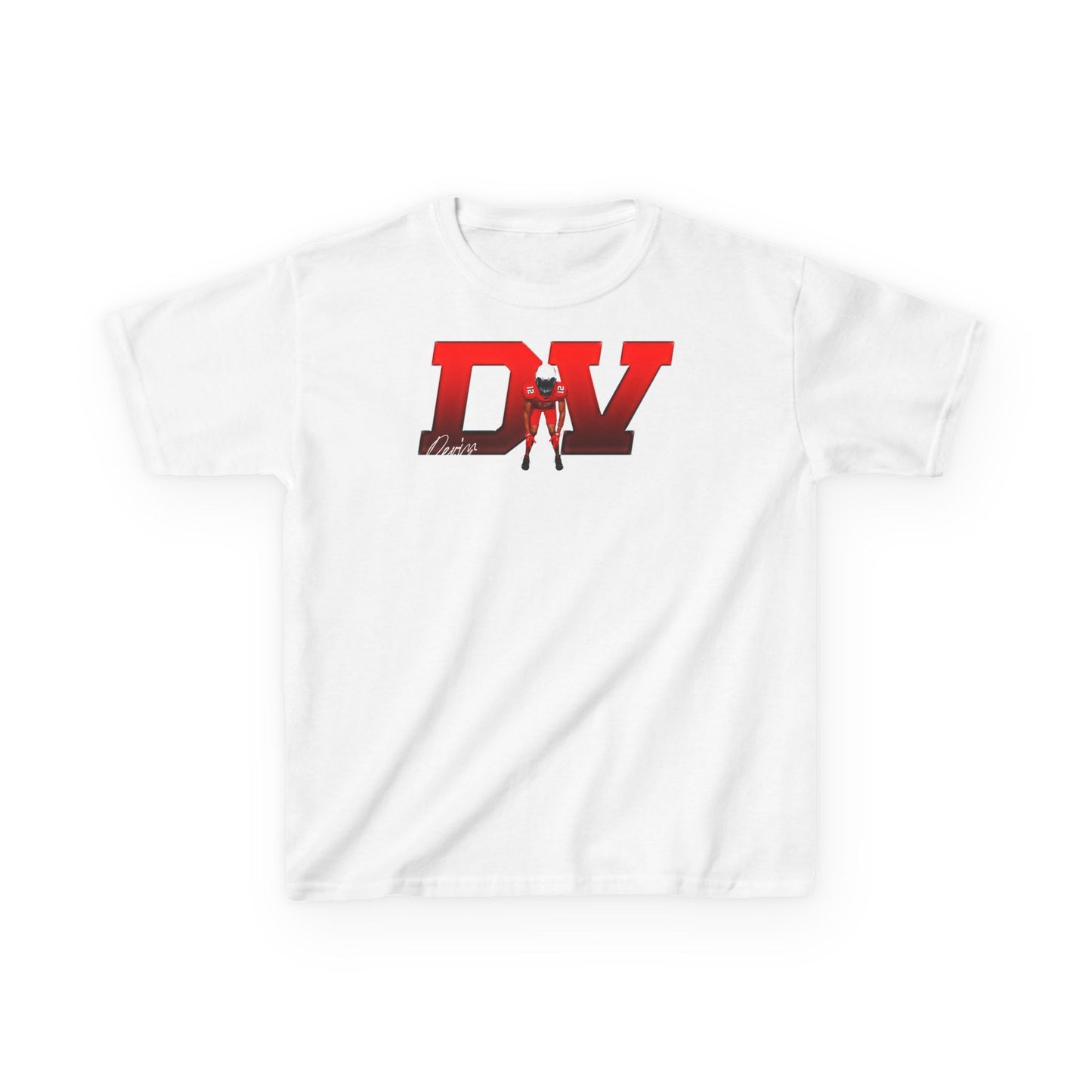 Devin Viola Big Iniitals Colored Kids Tee