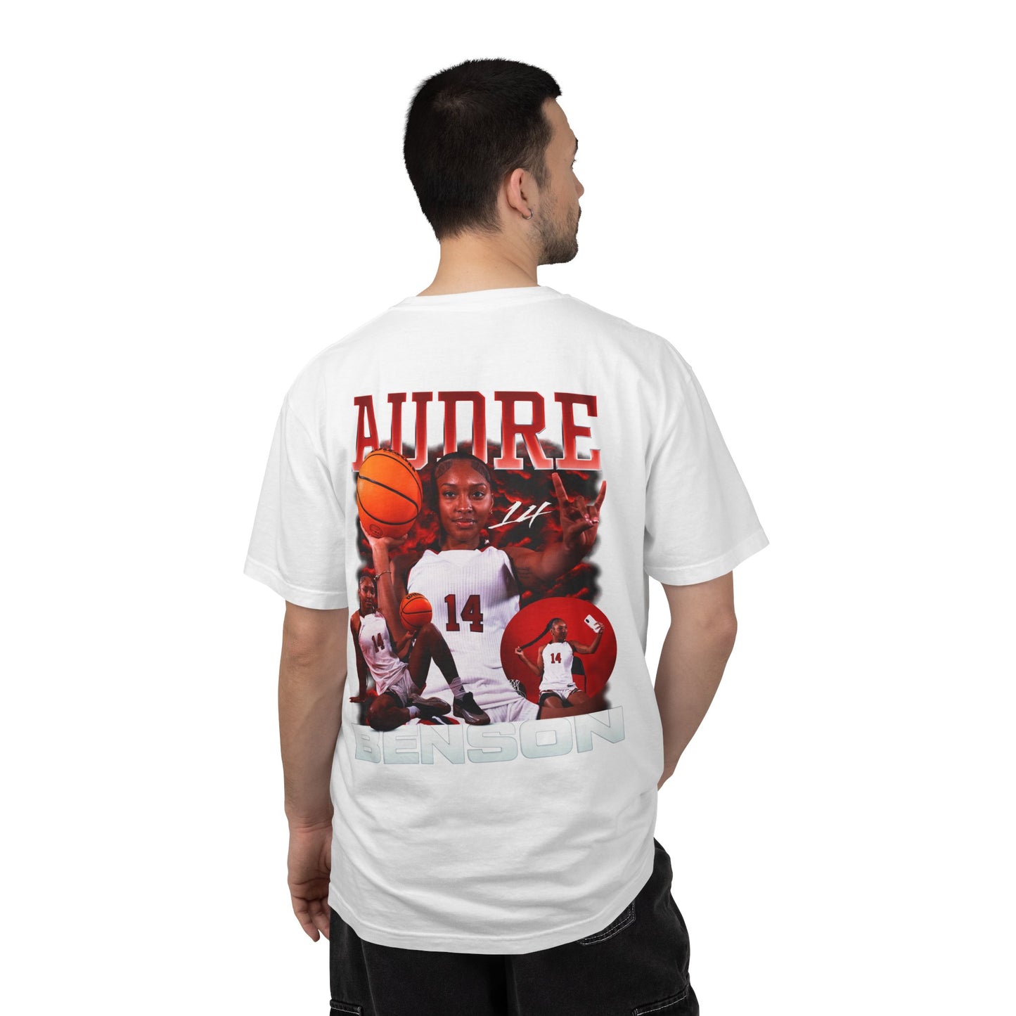 Audre Benson Logo Front & Back Premium Tee