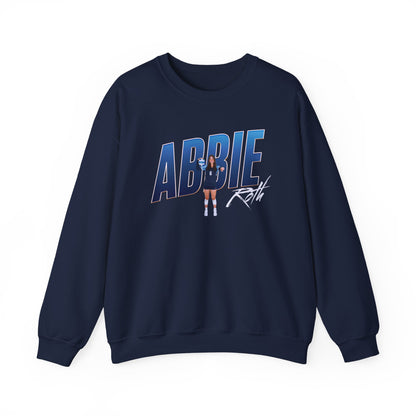 Abbie Roth Cursive Combo  Crewneck Sweatshirt